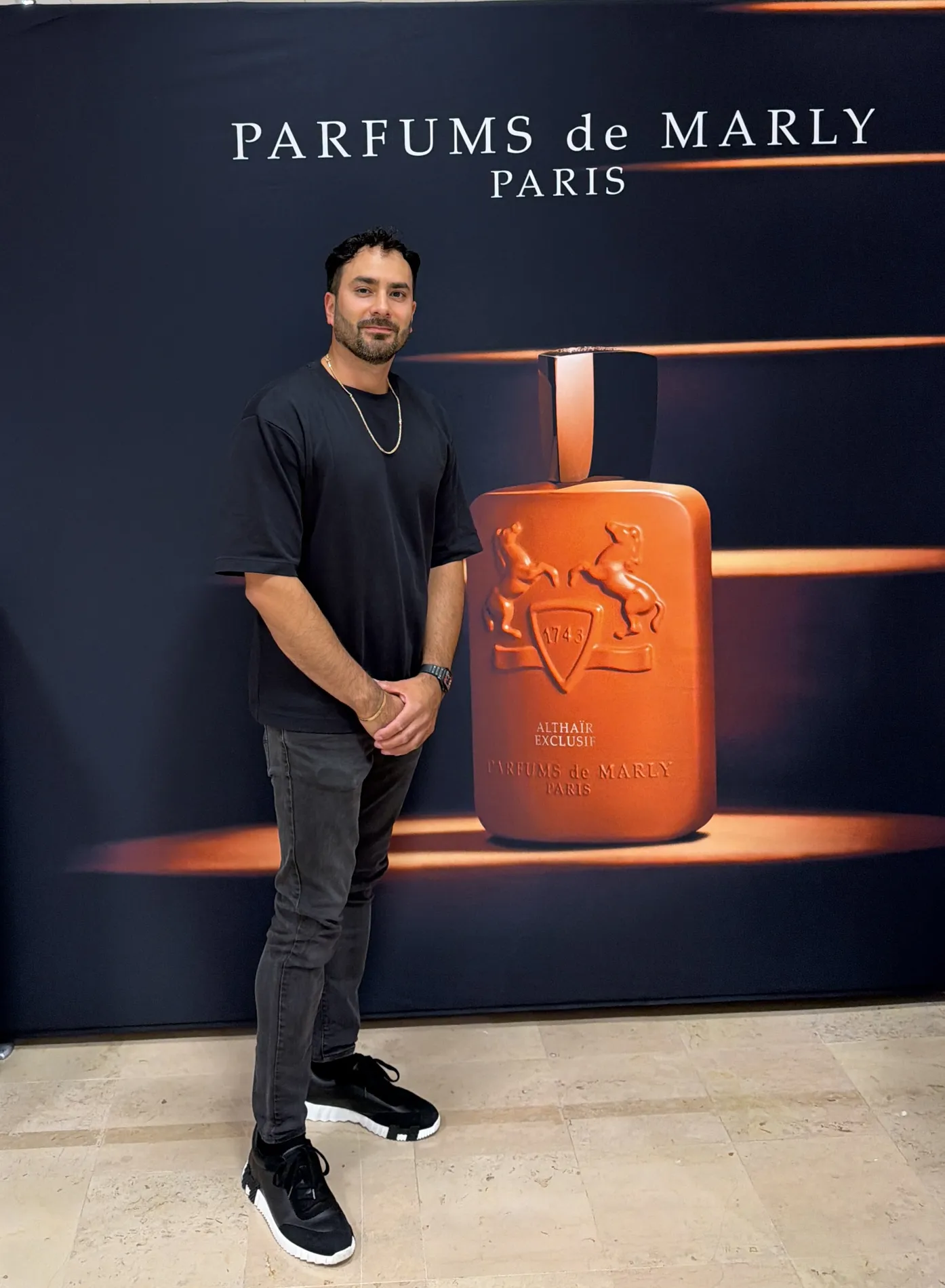 DJ Jay Nyce at the Parfums de Marly launch during a fragrance night at Neiman Marcus